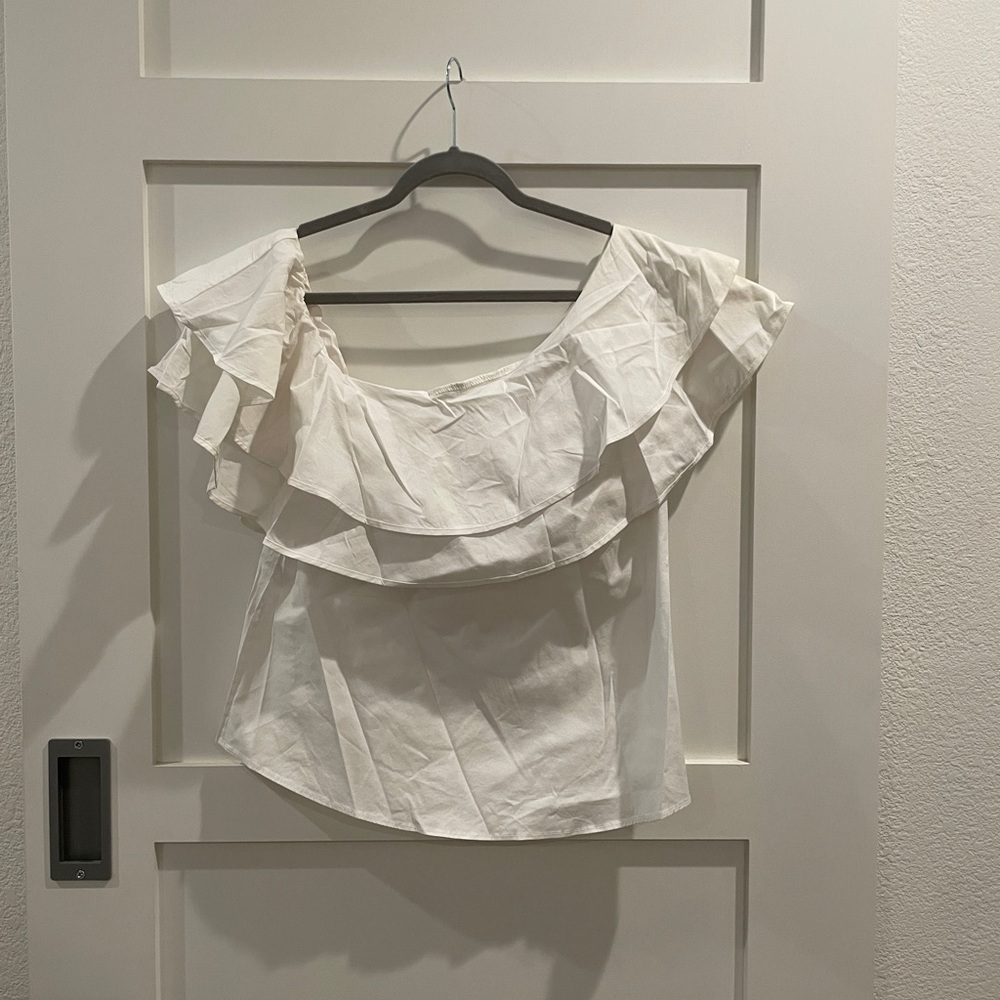 White House Black Market Off Shoulder Shirt Top 14